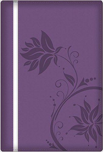 Biblia de la mujer conforme al corazón de Dios: Duotono morado (The Bible for Women After God&#39;s Own Heart, Spanish Edition) by Elizabeth George