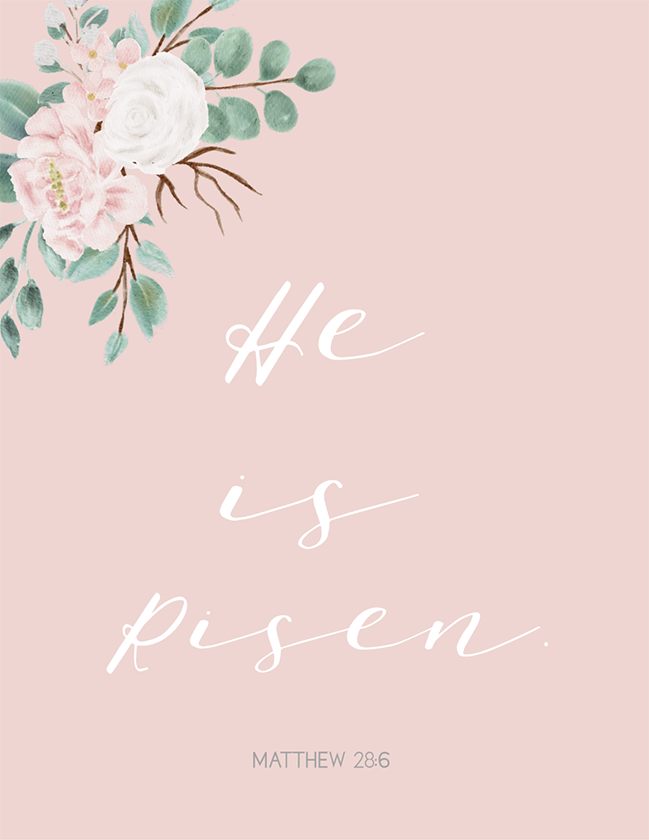he-is-risen-printable-elizabeth-george for He Is Risen Free Printable He is Risen (Printable) - Elizabeth George for He Is Risen Free Printable