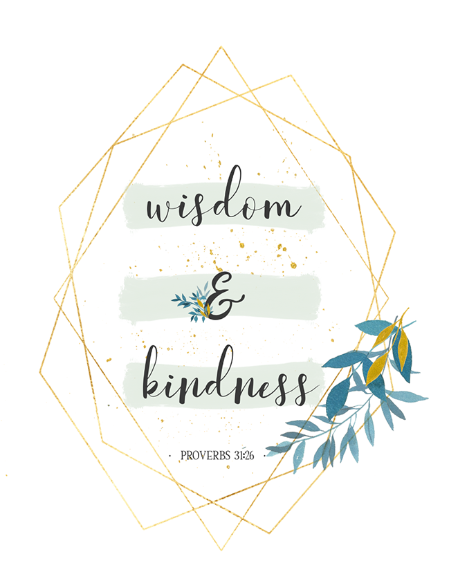 Wisdom & Kindness (Printable)