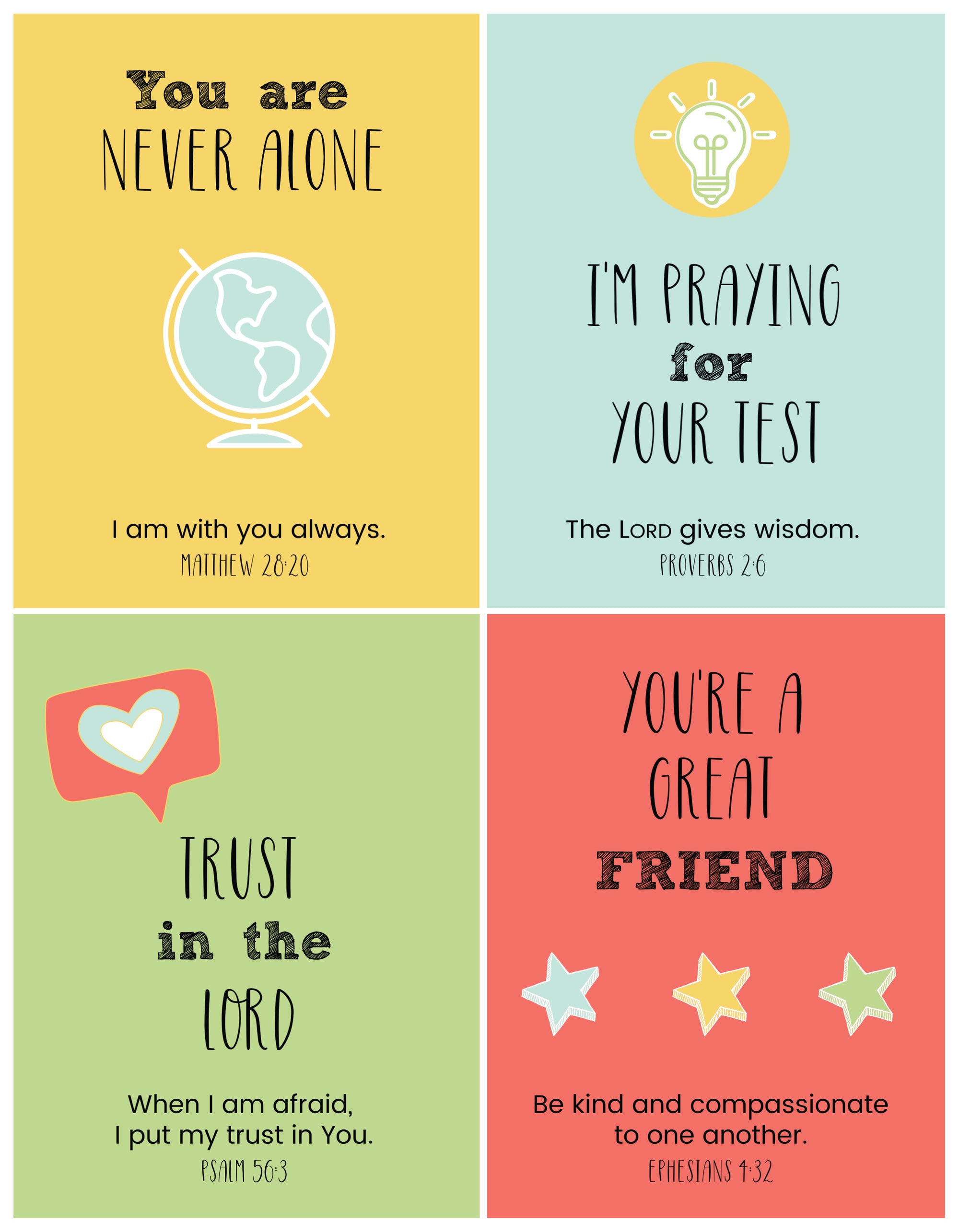Lunchbox Messages for Your Student (Printable)