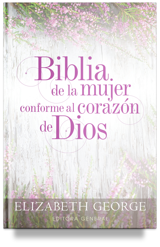 Biblia de la mujer conforme al corazón de Dios: Duotono morado (The Bible for Women After God's Own Heart, Spanish Edition) by Elizabeth George