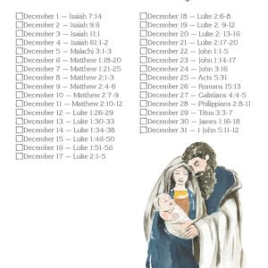 Advent Bible Reading Plan (Printable)