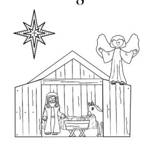 Advent Coloring Sheets (Printable)