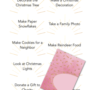 Advent Set Red Envelope (Printables)