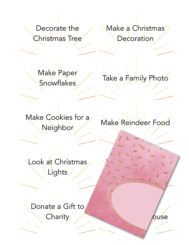 Advent Set Red Envelope (Printables)