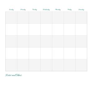 Christmas December Calendar Planner (Printable)