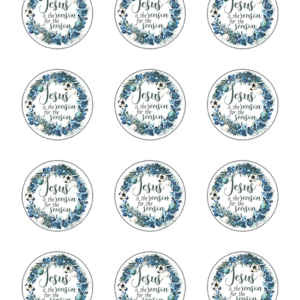 Christmas and Advent Stickers (Printable)