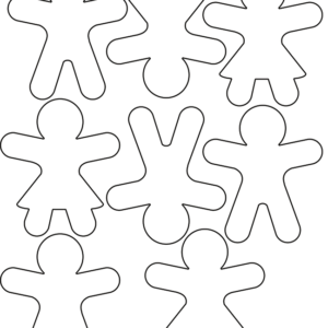 Christmas Gingerbread Garland (Printable)