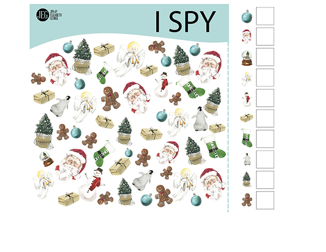 Christmas and Advent Children's Game - I Spy (Printable)